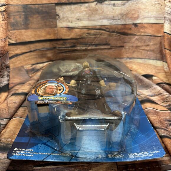 WWF Triple H Jakks Pacific Rebellion Series 4 Wrestling Action Figure Strap MOC - Picture 6 of 7